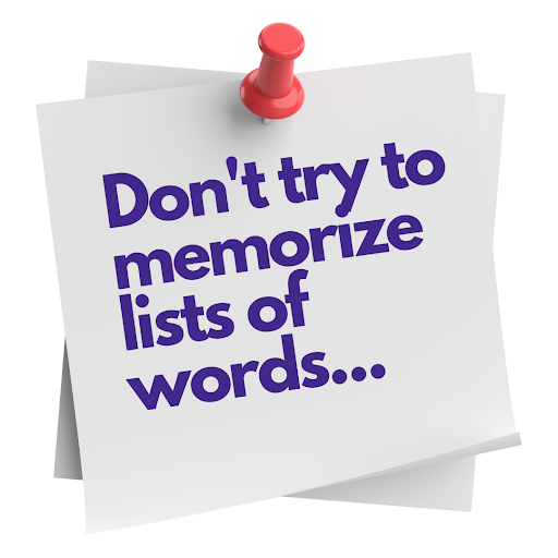 Forget-Me-Not: Keeping Vocabulary in Your Brain, Not on a Post-It
