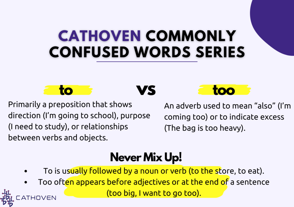 To vs too